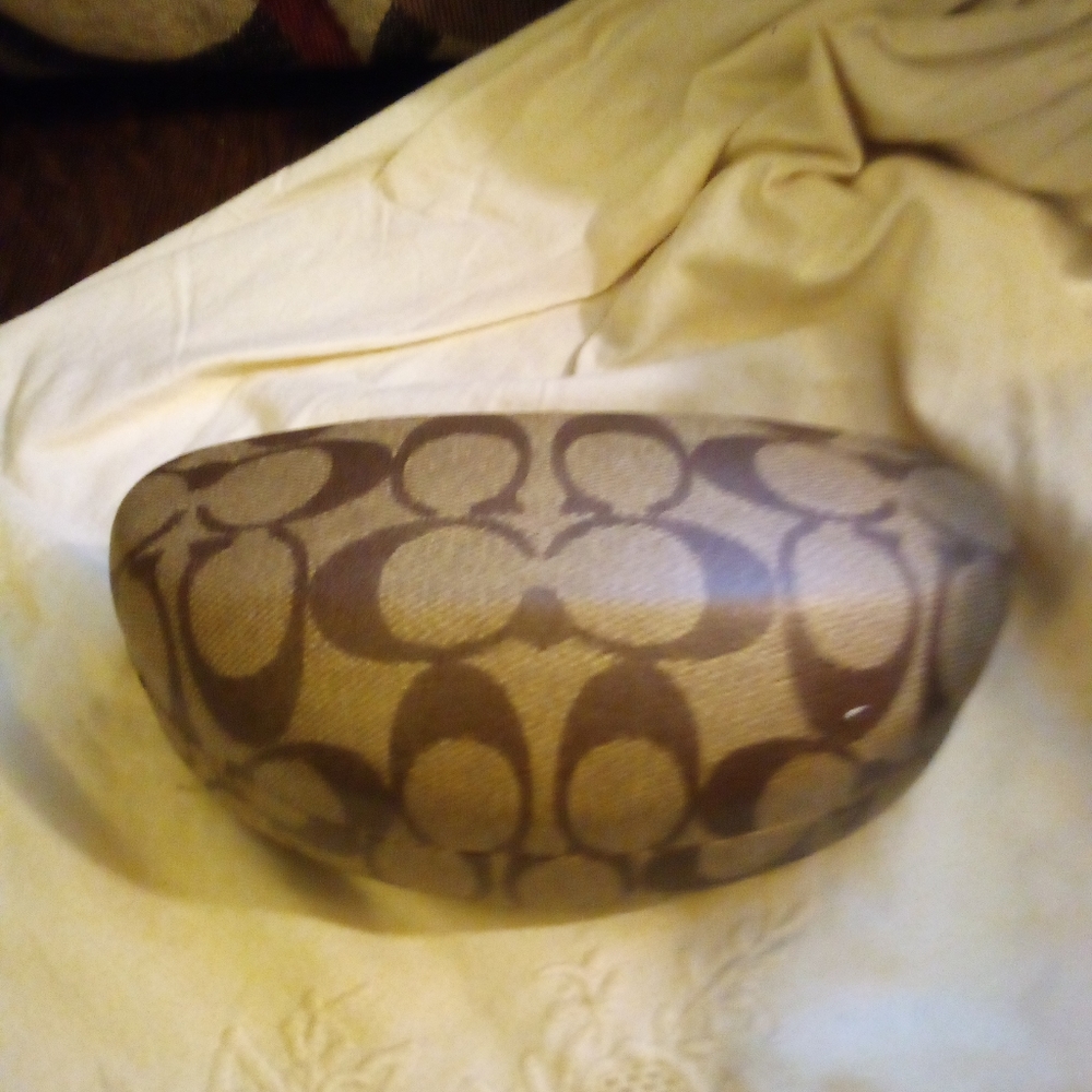 Coach eyeglass case
